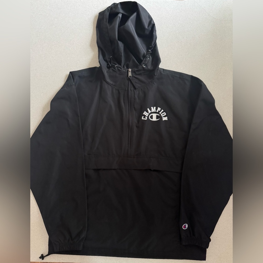 Champion Dark Gray Windbreaker Medium
